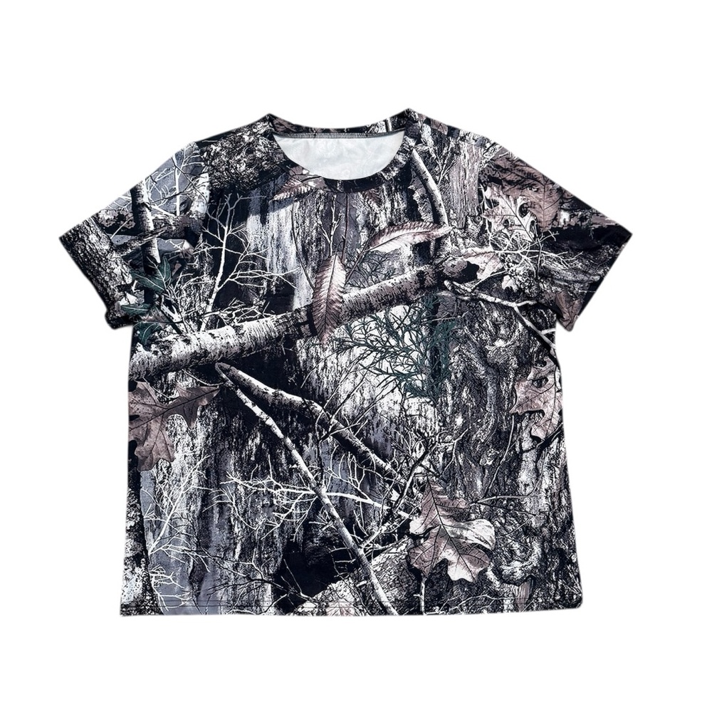 Real tree camouflage tee